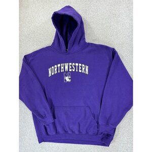 Northwestern Wildcats Campus‎ Hoodie Sweatshirt (Men's 2XL) Purple